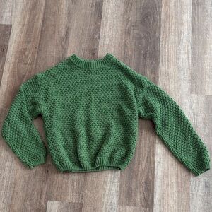 Universal Thread Olive Green Textured Crewneck Sweater